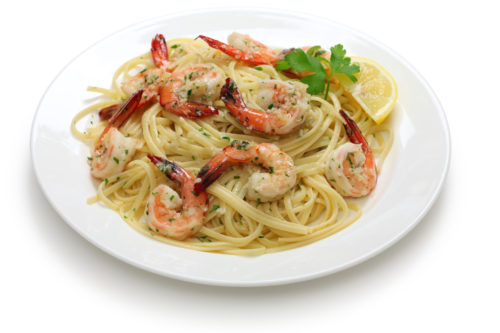 Pasta scampi