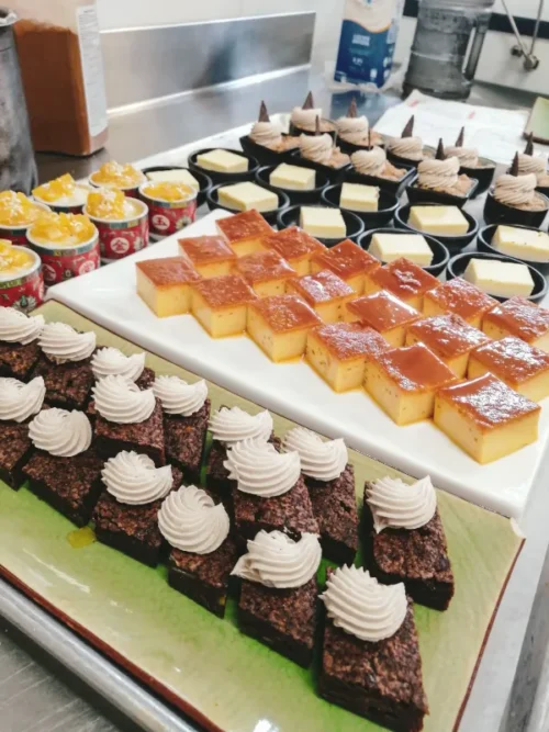 Mini dessert buffet (minimum 15 personen)