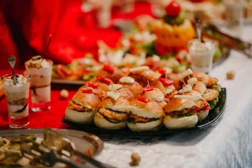 Broodjes buffet (alle broodjes gegarneerd met groenten)